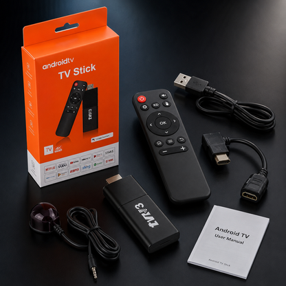 TV Stick Android 4K WiFi | Convertí Cualquier Televisor en Smart TV en Minutos